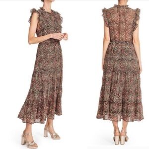 BB Dakota Floral Midi Dress- Size XL